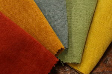 Velours gordijnstof in verschillende kleuren