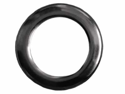 Gordijnen met ingeslagen ringen antiek nikkel